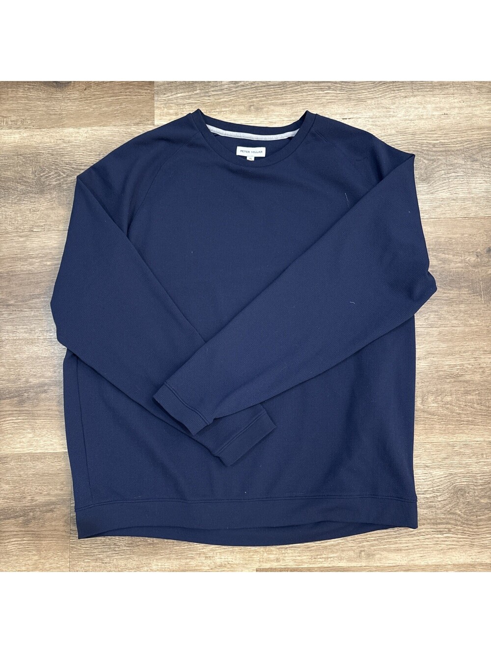 PETER MILLAR Cradle Performance Crewneck Sweater Men's XL Blue Excellent